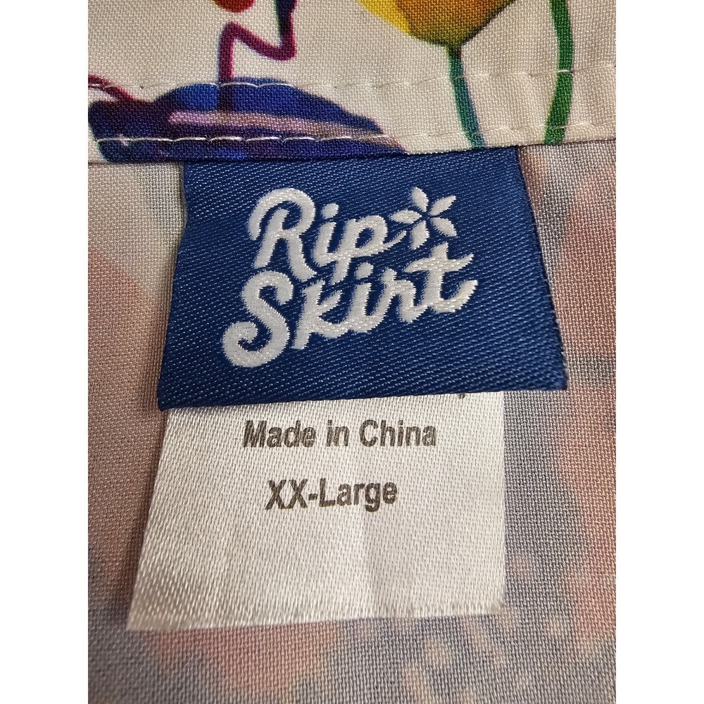 RipSkirt Hawaii Floral Wrap Skirt XXL Multi Color Quick Dry Activewear Mini - Picture 6 of 7